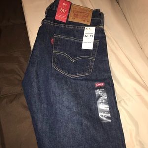 BNWT Levi Strauss & Co 511 Men Jeans 34x32 Slim